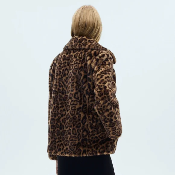 MANGO Exclusive Faux Fur Coat - Picture 5 of 8